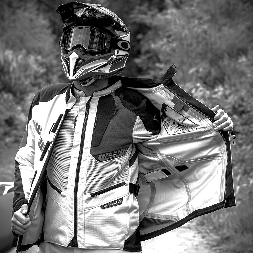 Motorcycle jackets, by Macna, adventure adv touring waterproof