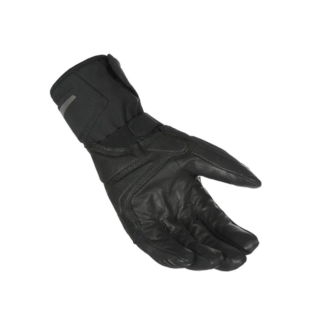 motorcycle gloves macna zembla rtx dl waterproof raintex direct aminated ergo thumb touch tip goat leather thermo lining rissc doubled palm eva black touring adventure adv palm