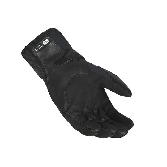motorcycle gloves macna era rtx heated electric electrically thermos Bemberg goat leathertouch tip black touring adventure adv palm