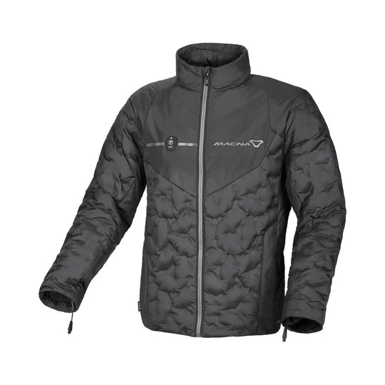 motorcycle jacket macna ascent waterproof thermal electric heated down feather touring adventure adv front