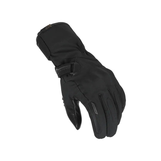 motorcycle gloves macna axista womens ergo thumb eva knuckle waterproof raintex eva double palm goat leather black touring adventure adv top