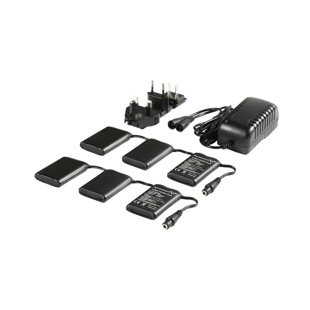 motorcycle macna electrically heated battery kit 12v 3a apparel gloves pants jacket socks touring adventure adv