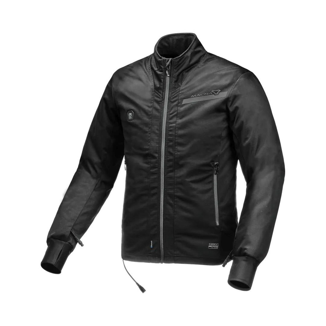motorcycle jacket macna centre electrical electrically heated apparel fully wired gloves pants jacket socks touring adventure adv front