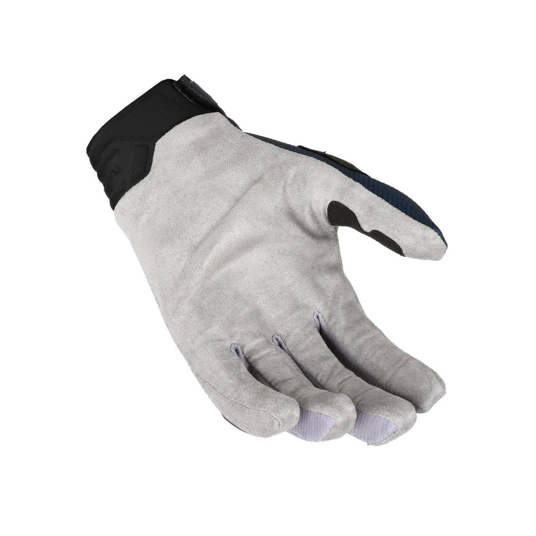 motorcycle gloves macna chameleon exo risc knuckle tpr eva blue red gray touring adventure adv bottom