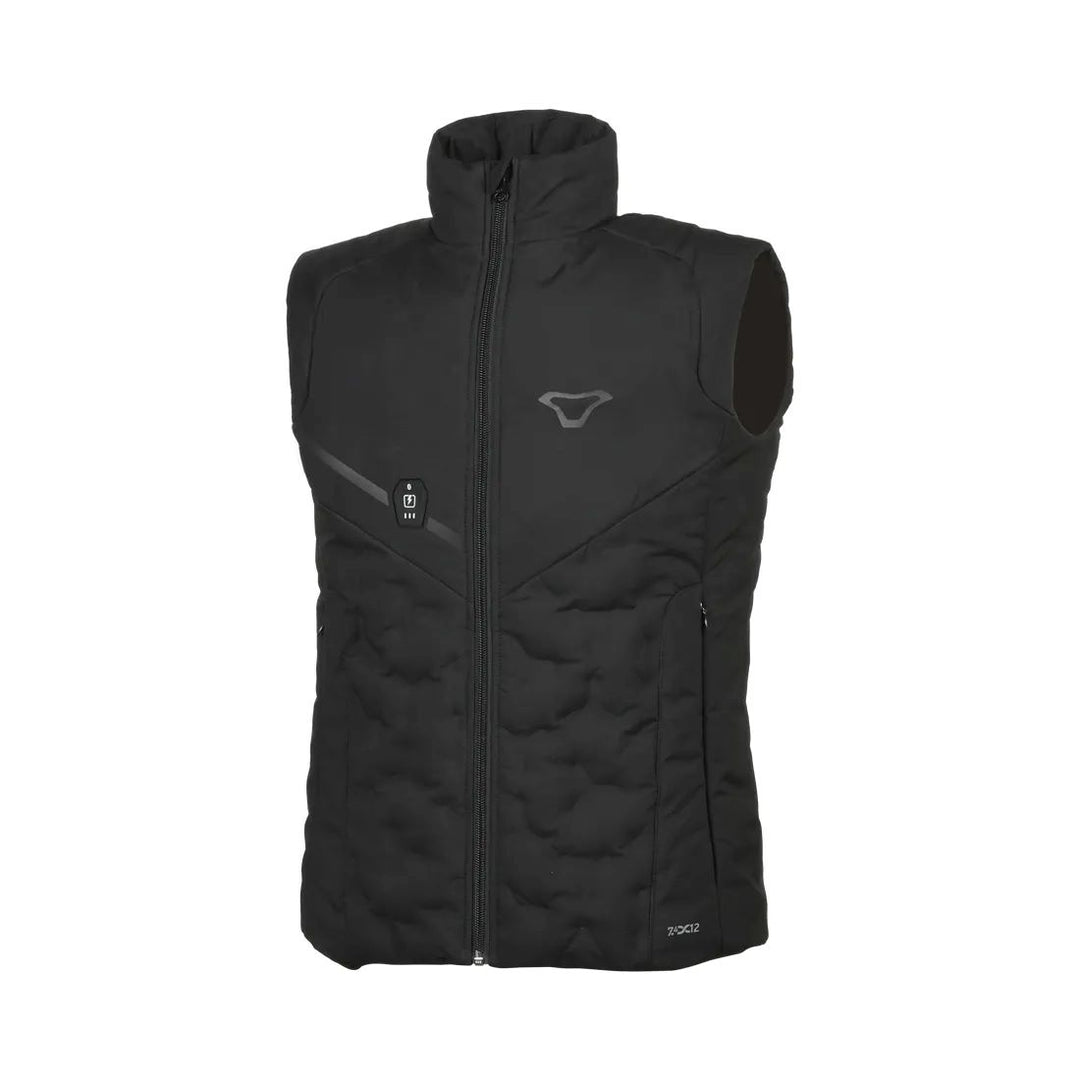 motorcycle jacket vest macna electric heating heated 12v down feather quilted touring adventure adv front