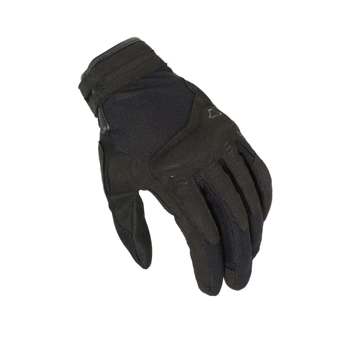 motorcycle gloves macna darko ergo thumb grip print eva knuckle tpr palm black touring adventure adv top