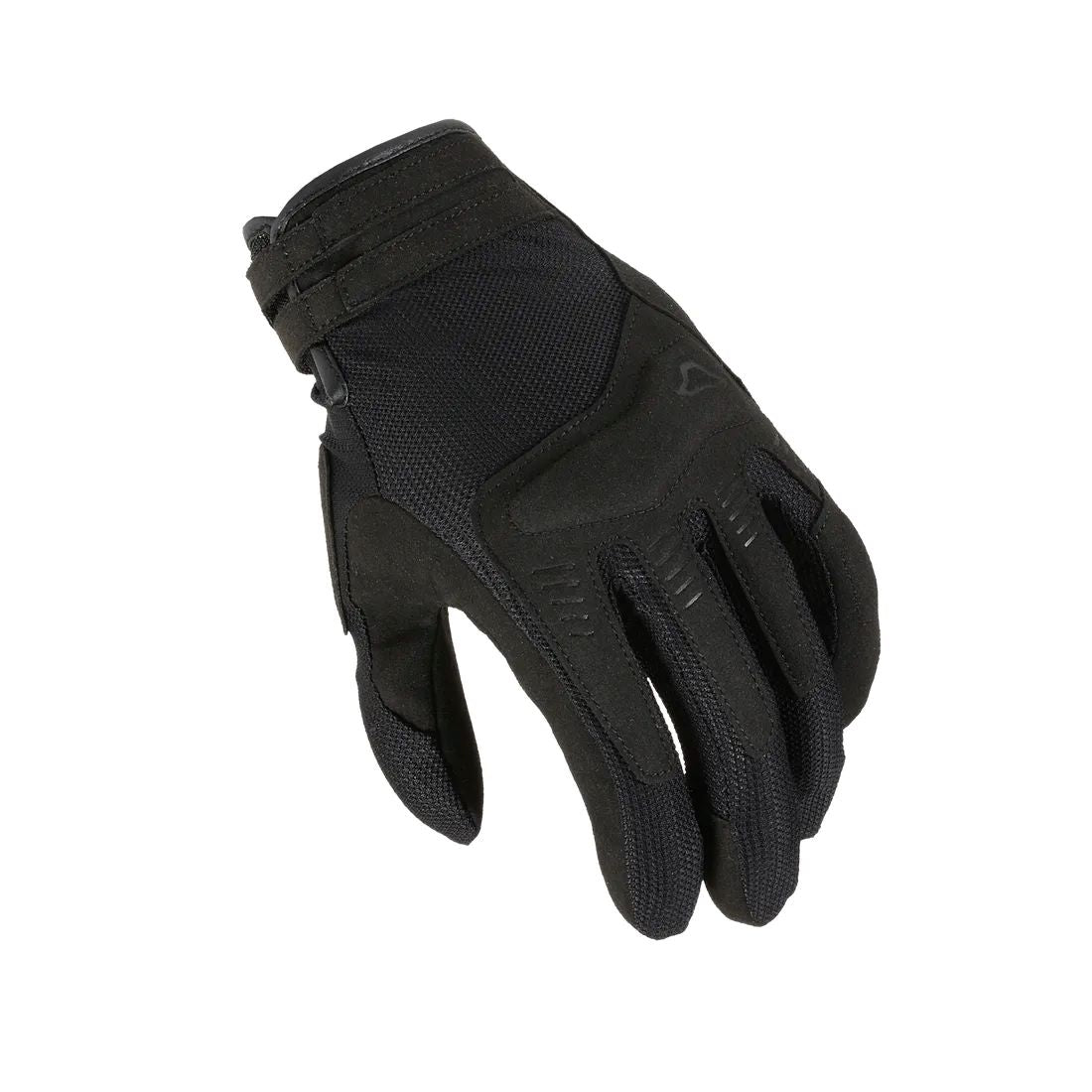 motorcycle gloves macna darko womens ergo thumb grip print eva knuckle tpr palm black touring adventure adv top