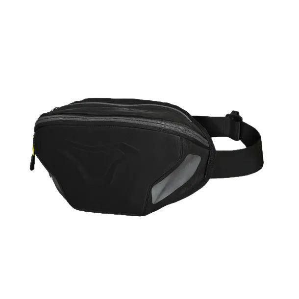 motorcycle hip bag medium ripstop mesh eva black gray touring adventure adv