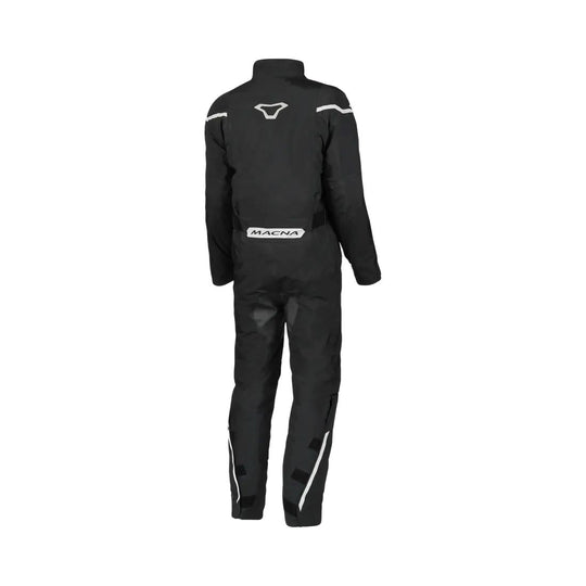 motorcycle rainwear macna hydra rain protection reflection laminated mesh black touring adventure adv  back