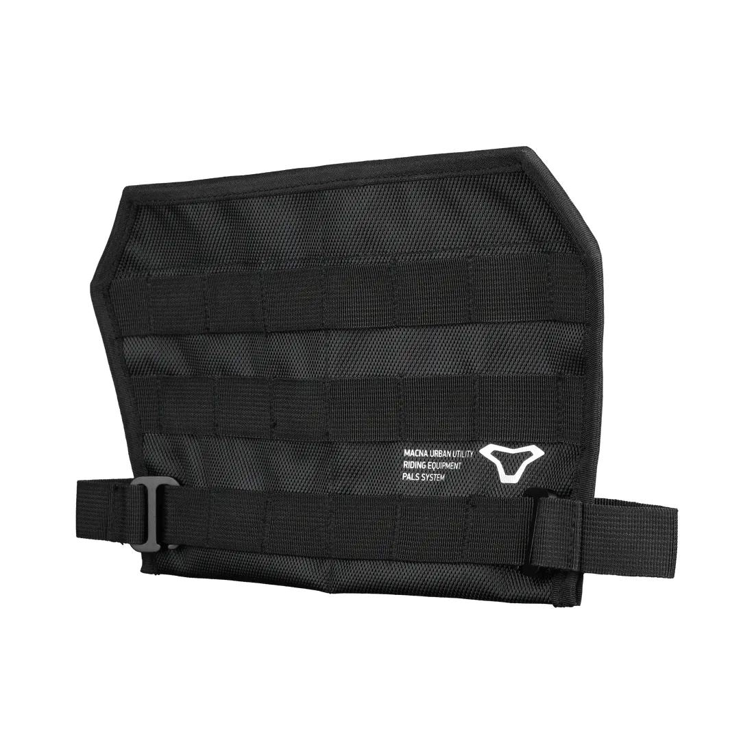 motorcycle jacket macna utility pals p.a.l.s. base plate base-plate extra storage luggage black touring adventure adv front