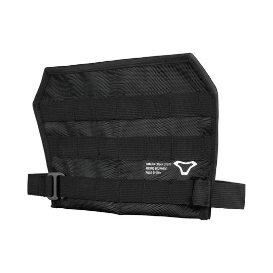 motorcycle jacket macna utility pals p.a.l.s. base plate base-plate extra storage luggage black touring adventure adv front