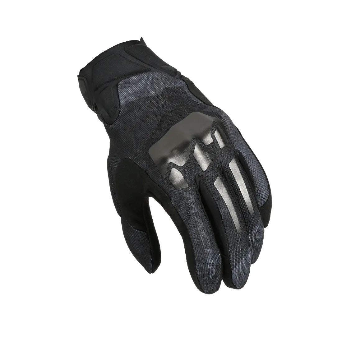 motorcycle gloves macna mana womens TPR knuckle EVA black black touring adventure adv top