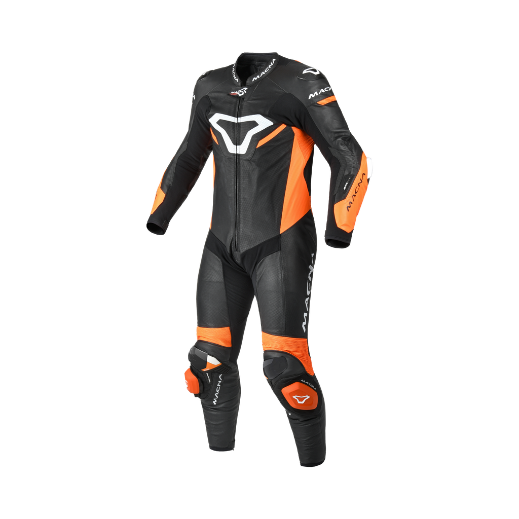 Motorcycle leather suit Macna, Mizuro racing custom suits kangaroo