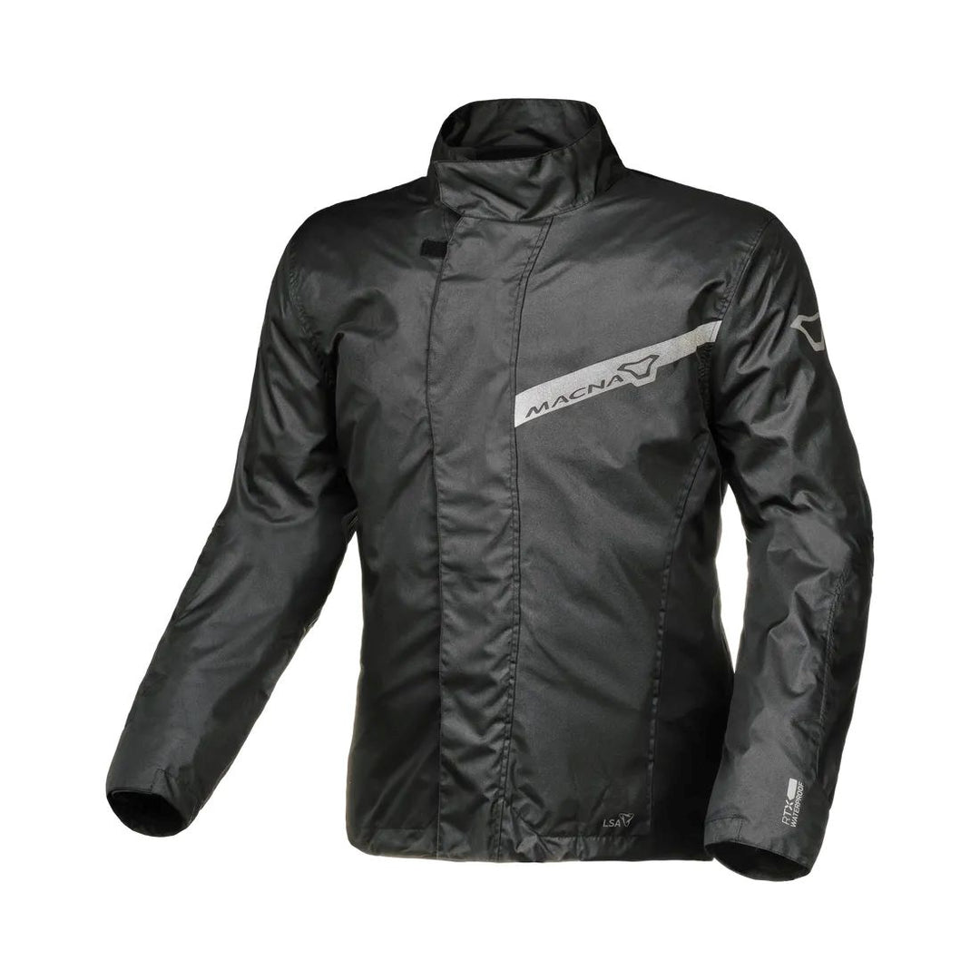 motorcycle pants macna womens spray laminated reflection rain rainwear travel pouch black touring adventure adv front