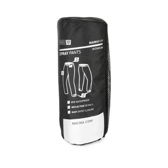 motorcycle pants macna womens spray laminated reflection rain rainwear travel pouch black touring adventure adv travel pouch