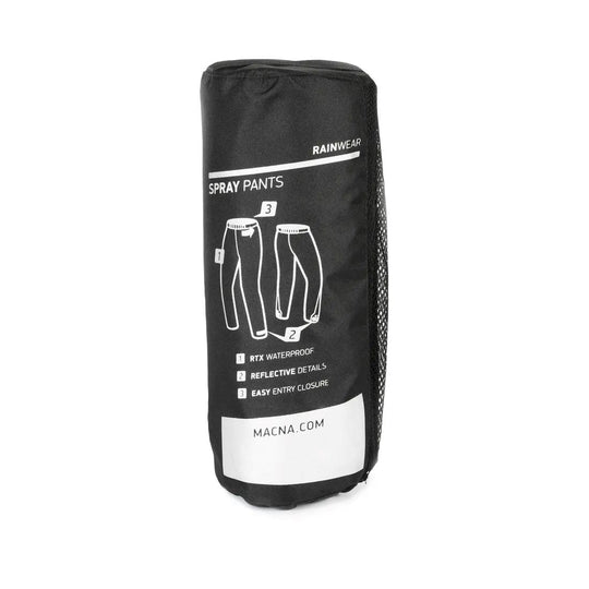 motorcycle pants macna spray laminated reflection rain rainwear travel pouch black touring adventure adv travel pouch