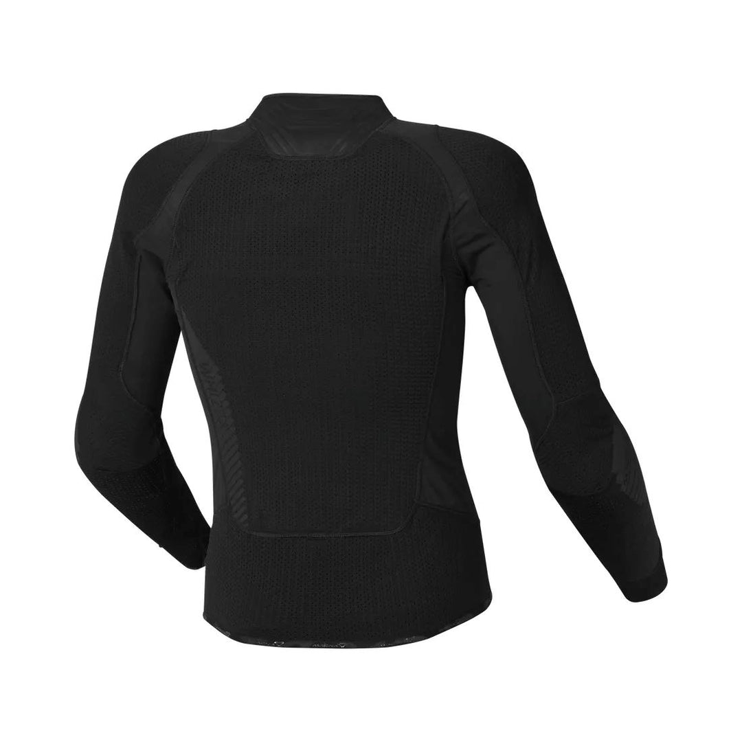 motorcycle jacket macna whizzer back shoulder elbow protection mesh panels chest protector casual urban black touring adventure adv back