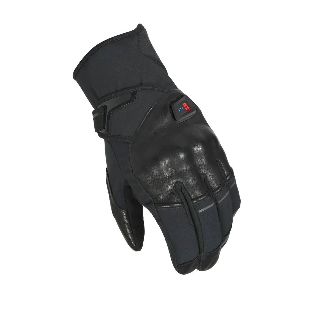 motorcycle gloves macna womens era rtx heated electric electrically thermos Bemberg goat leathertouch tip black touring adventure adv top